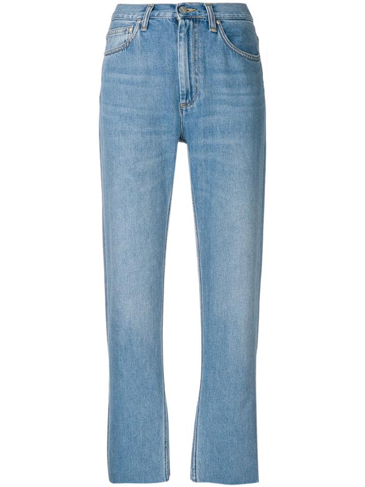 Carhartt High-waisted Slim Jeans - Blue