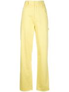 Tibi Spring Carpenter Jeans - Yellow