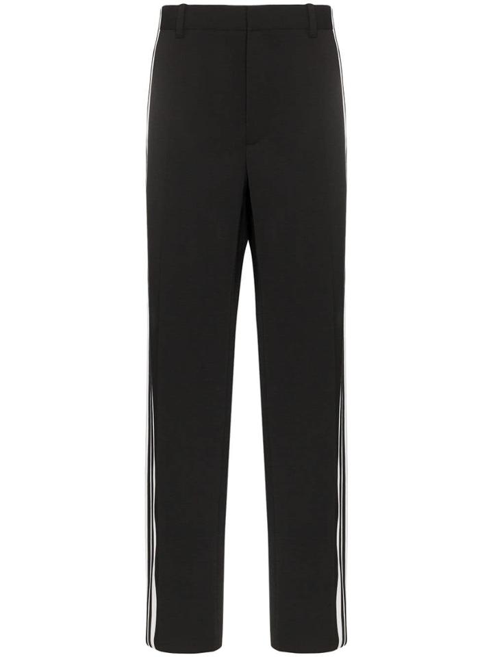 Balenciaga Side Stripe Trousers - Black
