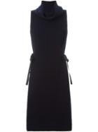 Dorothee Schumacher 'volume Is Key' Long Apron Top, Women's, Size: 4, Blue, Cotton/viscose/cashmere/wool