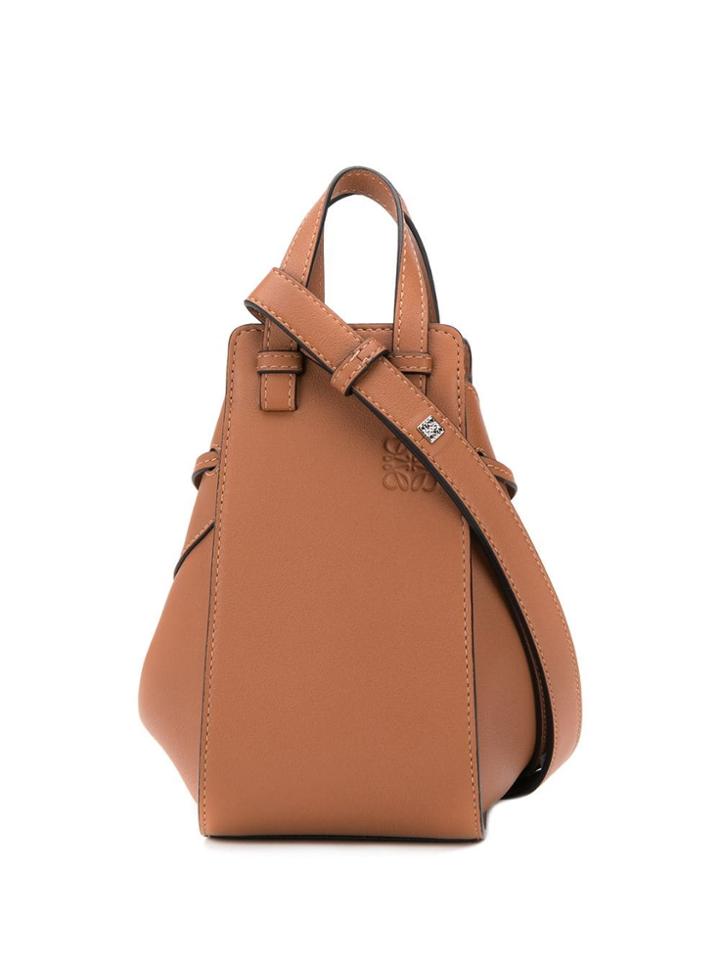 Loewe Hammock Mini Crossbody Bag - Brown