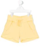 Chloé Kids - Drawstring Shorts - Kids - Viscose - 10 Yrs, Yellow/orange