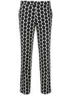 Etro - Polka Dot Cropped Tousers - Women - Cotton/spandex/elastane/viscose - 46, Black, Cotton/spandex/elastane/viscose