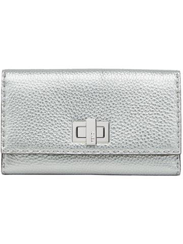 Fendi Peekaboo Wallet - Grey