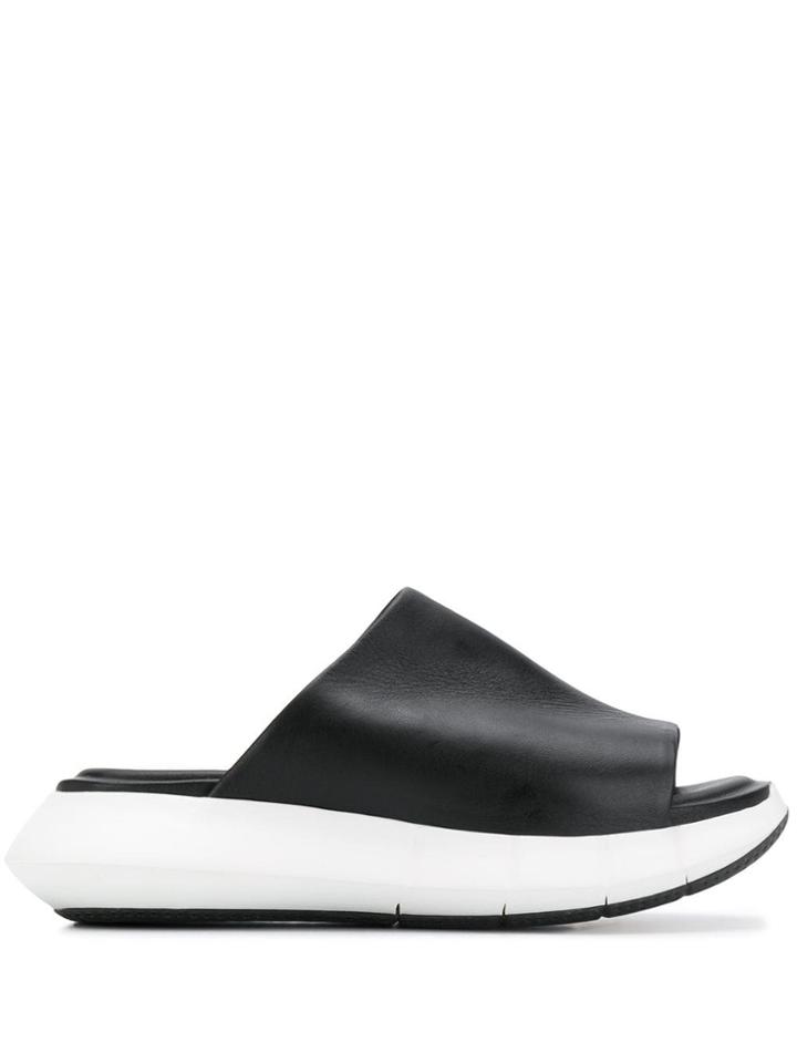 Clergerie Affect Platform Slides - Black