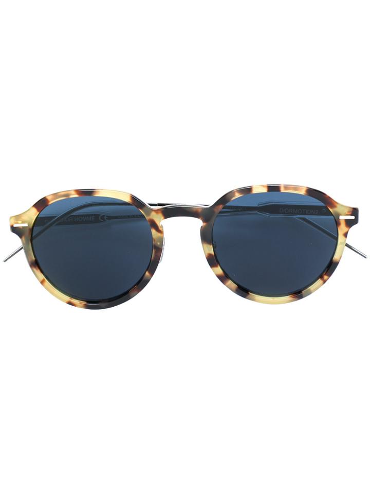 Dior Eyewear Tortoise-shell Effect Sunglasses - Brown