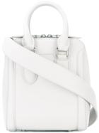 Alexander Mcqueen Mini Heroine Tote - White