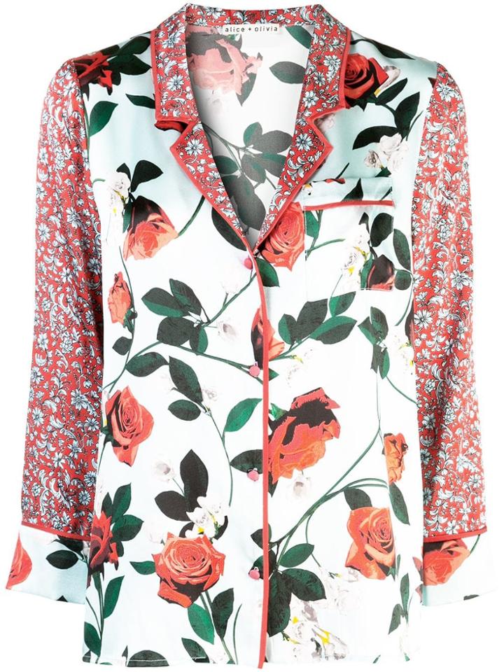 Alice+olivia Keir Pajama Top - Blue