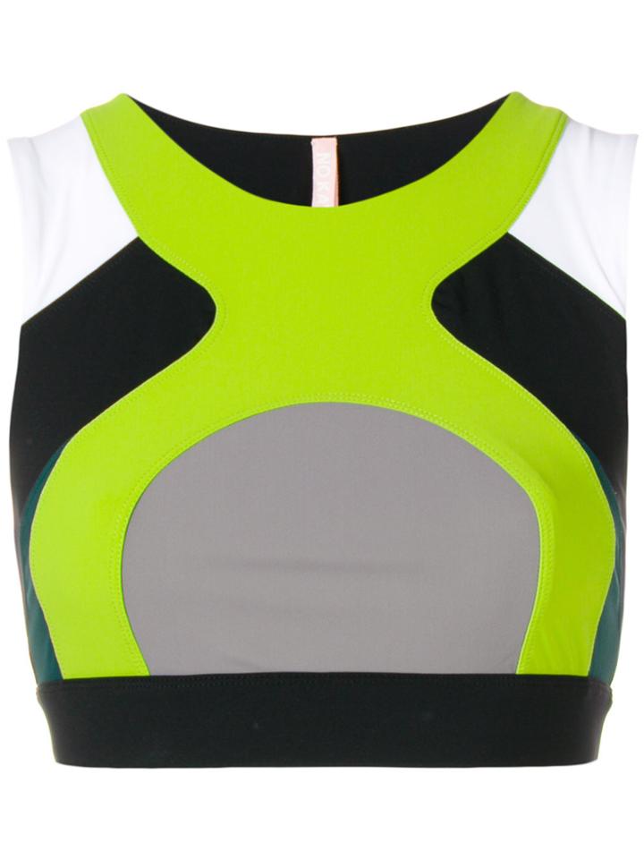 No Ka' Oi Block Colour Compression Top - Green