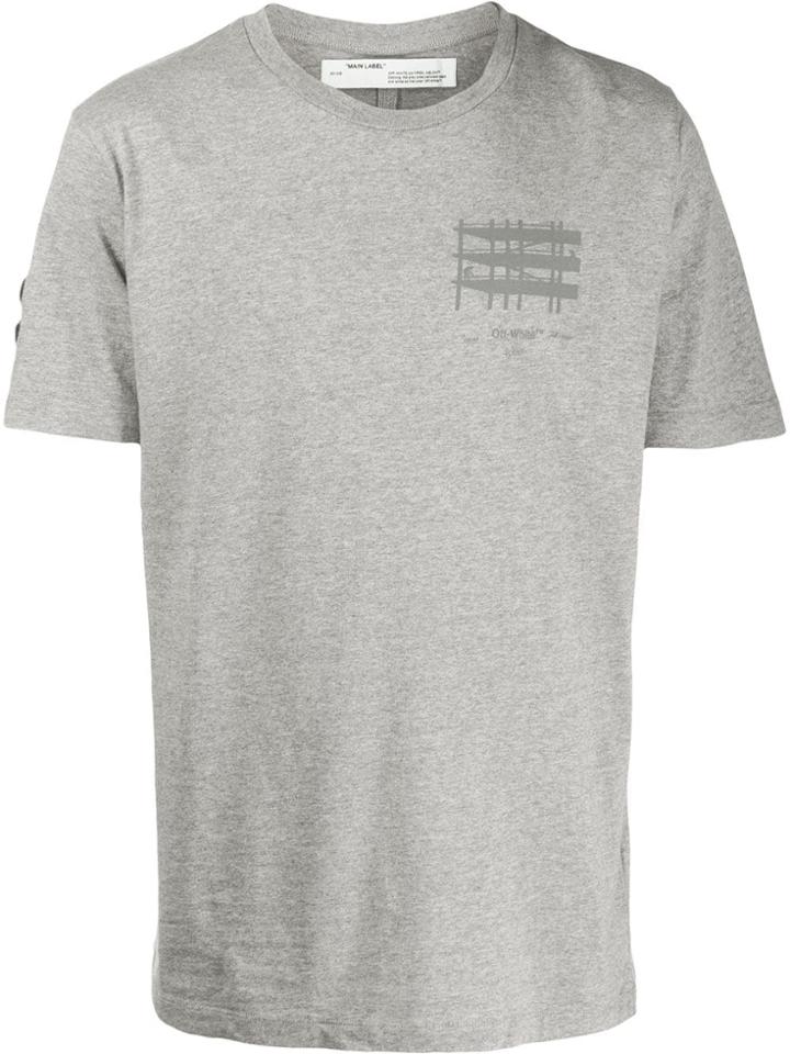 Off-white Logo Patch T-shirt - Grey