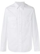 Aspesi Chest Pockets Shirt, Men's, Size: 40, White, Cotton