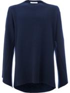 Delada Oversized Cut-out Jumper - Blue