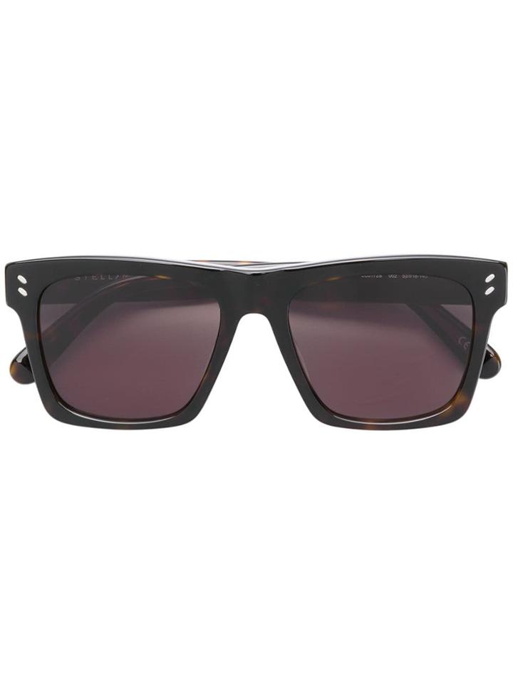 Stella Mccartney Eyewear Square Shaped Sunglasses - Brown