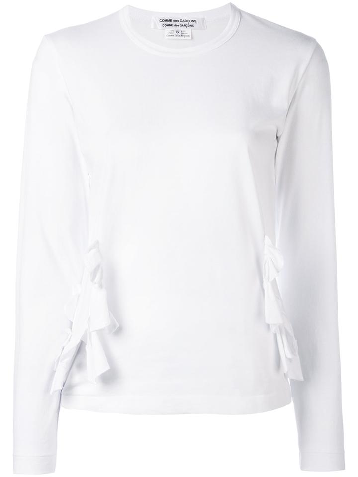 Comme Des Garçons Comme Des Garçons Ruffled Detail Blouse - White