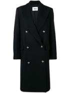 Msgm Formal Long Coat - Black