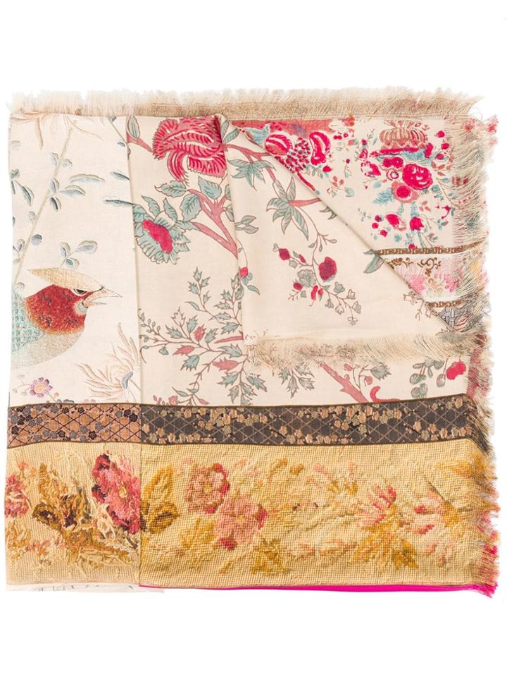 Pierre-louis Mascia Printed Scarf - Neutrals