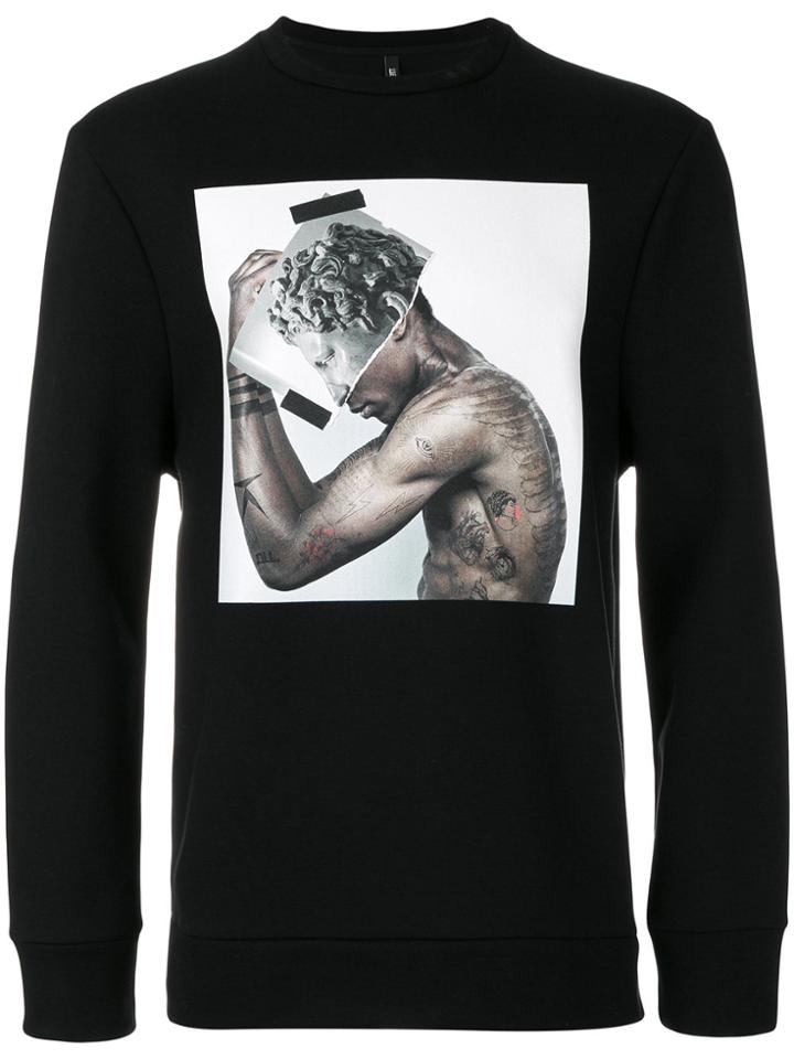 Neil Barrett Tattoo Sculpture 01 Sweatshirt - Black