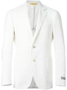 Canali Two Button Blazer, Men's, Size: 50, Nude/neutrals, Cotton/polyamide/cupro/wool