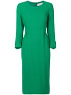 Goat - Electra Pencil Dress - Women - Acetate/wool - 12, Green, Acetate/wool