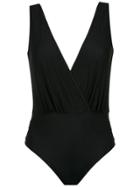 Andrea Bogosian V-neck Bodysuit - Black