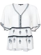 Kobi Halperin Embroidered Blouse - White