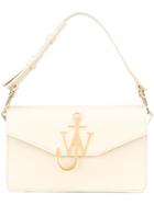 J.w.anderson Logo Detail Crossbody Bag, Women's, White, Calf Leather