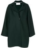 Harris Wharf London Buttoned Coat - Green