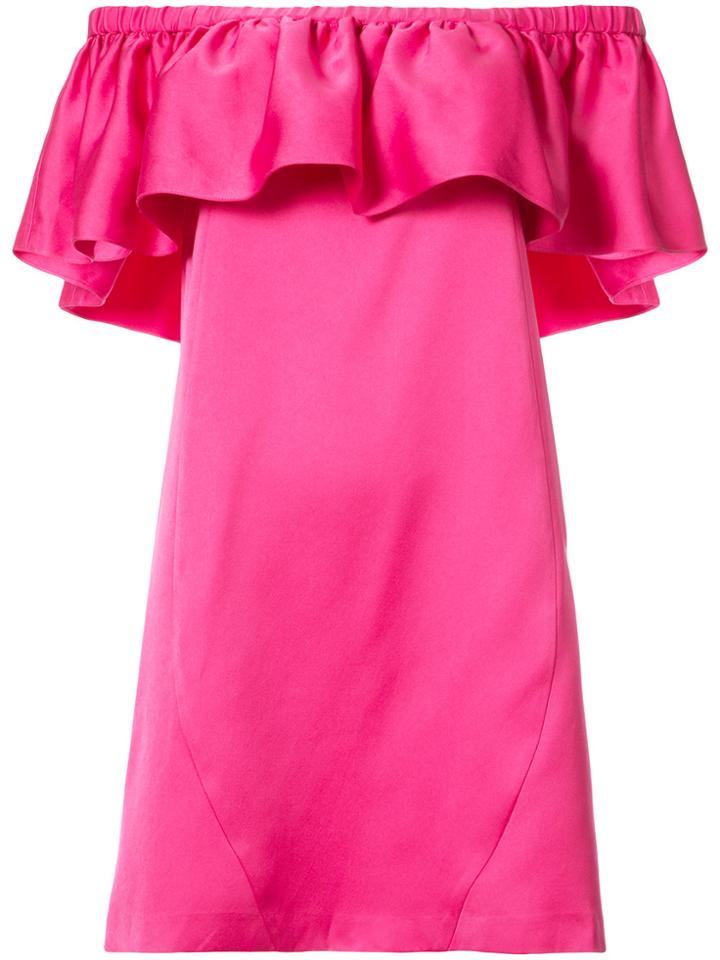 Zac Zac Posen Crystal Dress - Pink & Purple