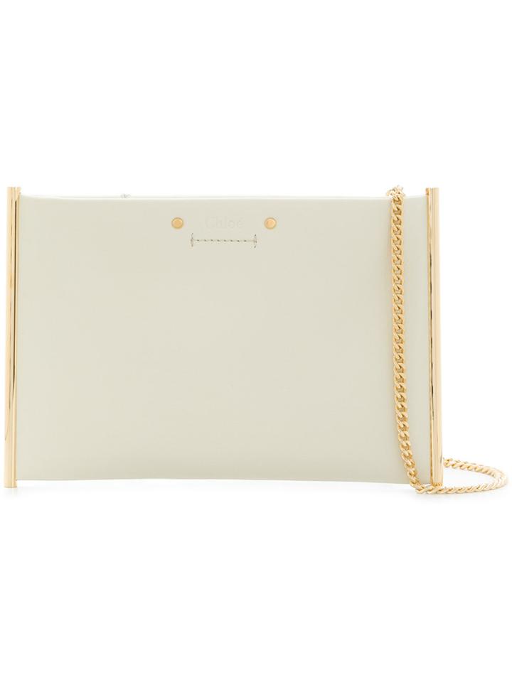 Chloé Envelope Clutch Bag - White