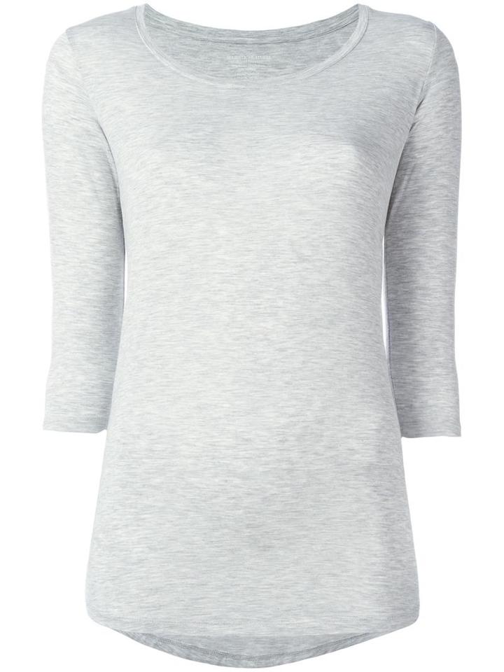 Majestic Filatures Three-quarters Sleeve T-shirt, Women's, Size: 1, Grey, Spandex/elastane/viscose