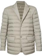Moncler - Padded Blazer Jacket - Men - Nylon/polyamide/feather/goose Down - 1, Nude/neutrals, Nylon/polyamide/feather/goose Down