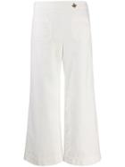 Mr & Mrs Italy Cropped Trousers - White