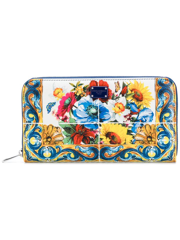 Dolce & Gabbana Tile Printed Wallet - Multicolour