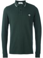 Stone Island Contrast Collar Polo Shirt