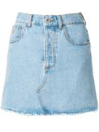 Attico High Waist Skirt - Blue