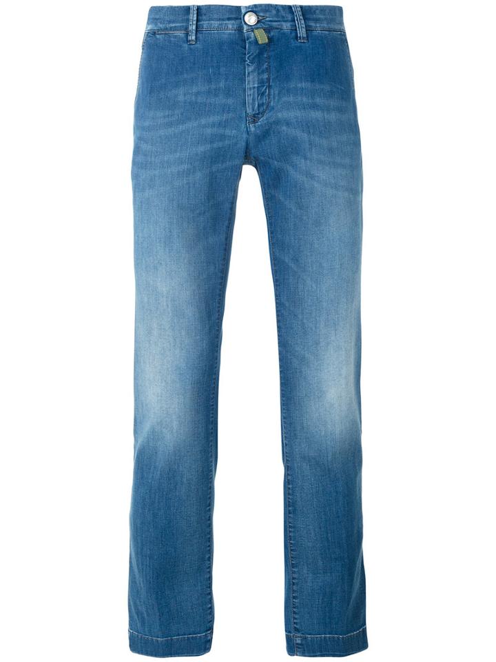 Jacob Cohen - Slim Fit Jeans - Men - Cotton/polyester/spandex/elastane/viscose - 35, Blue, Cotton/polyester/spandex/elastane/viscose
