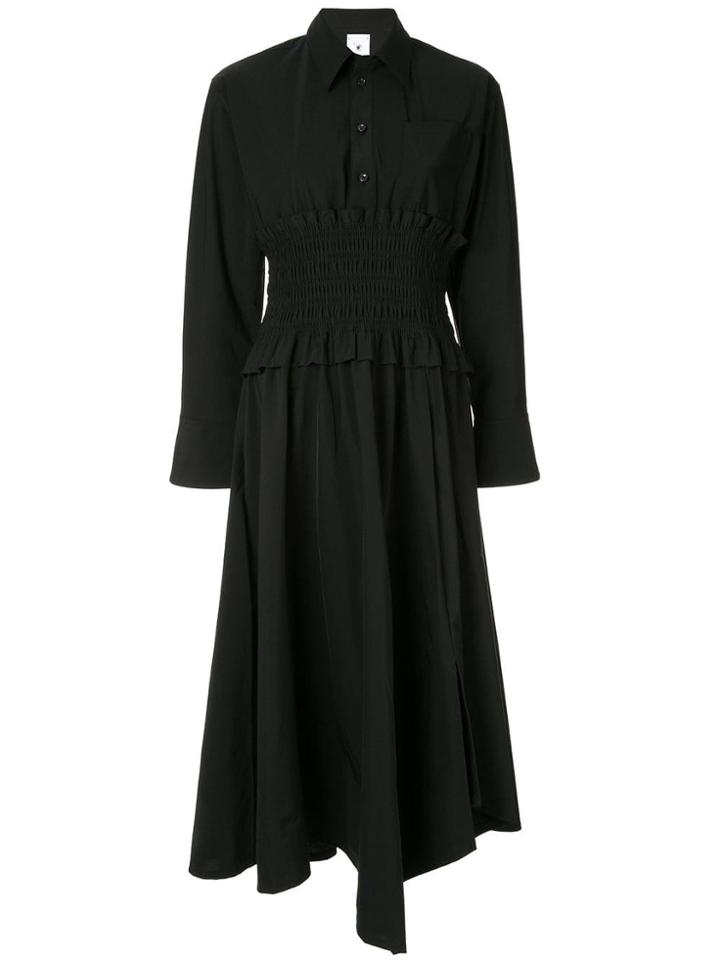 Maison Mihara Yasuhiro Midi Shirt Dress - Black