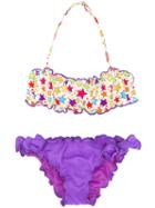 Mc2 Saint Barth - Emy Bikini Set - Kids - Polyamide/spandex/elastane - 10 Yrs, Girl's, Pink/purple