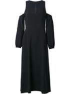 Talie Nk - Cold Shoulder Dress - Women - Acetate/viscose - 34, Black, Acetate/viscose