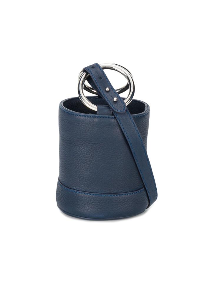Simon Miller Mini Navy Bonsai 15 Bucket Bag - Blue