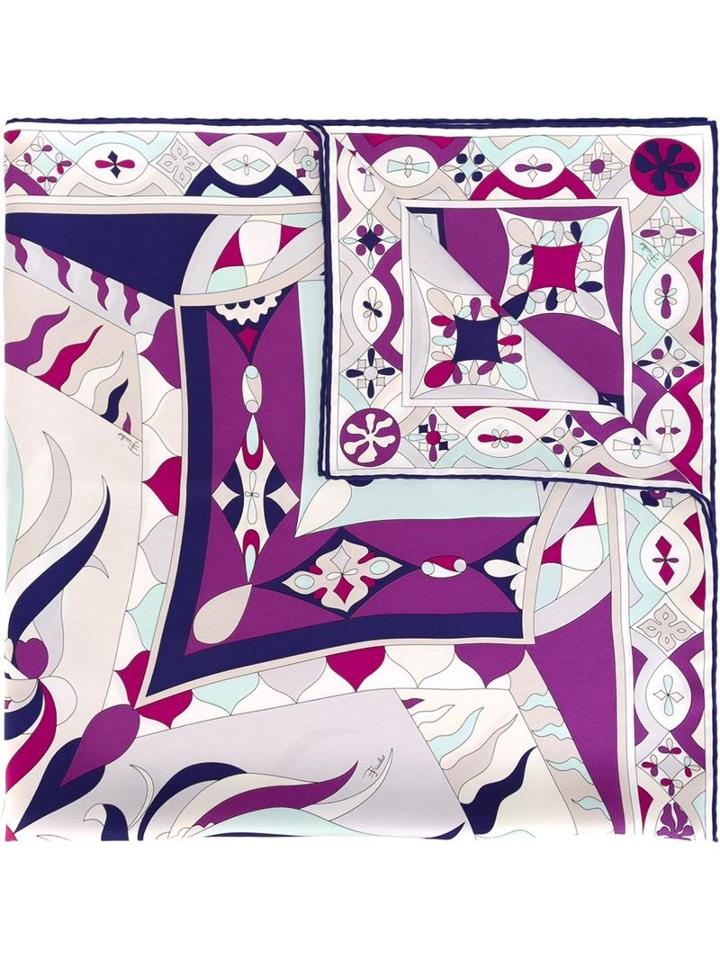 Emilio Pucci Vintage Printed Scarf, Women's