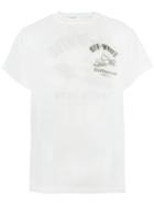 Off-white Construction Organza T-shirt, Men's, Size: Xs, White, Silk/polyamide/polyester