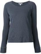 James Perse Raglan Sleeve Sweatshirt, Women's, Size: 1, Blue, Cotton