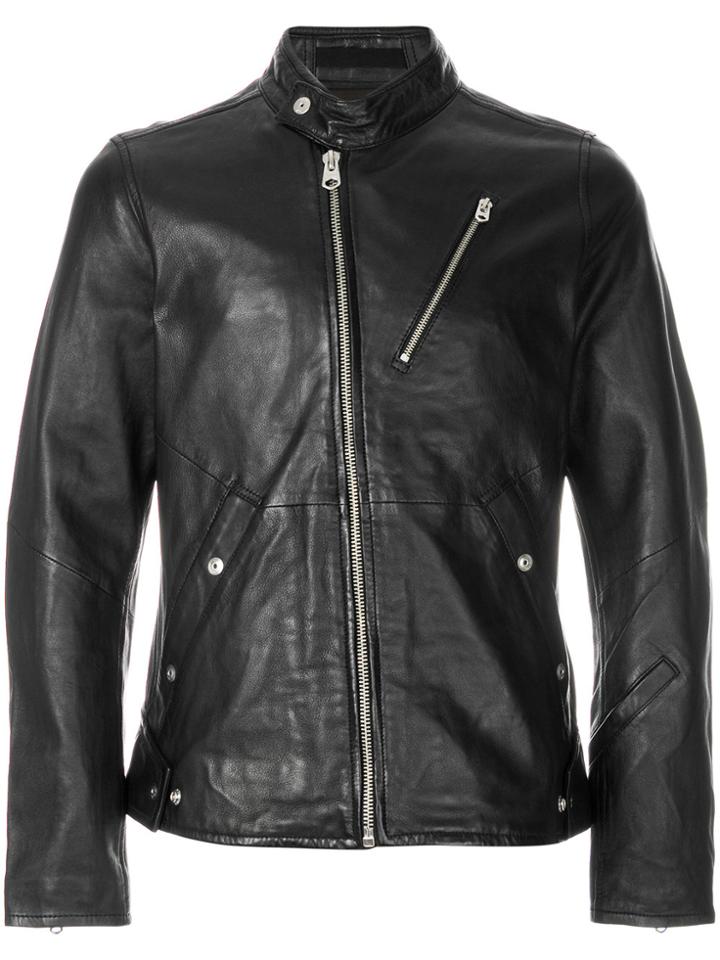 G-star Asymmetric Zipped Jacket - Black