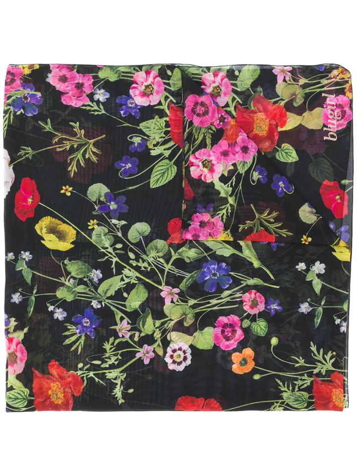 Blugirl Floral Scarf - Black