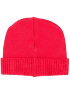 Stone Island Shadow Project Ribbed Knit Beanie - Pink