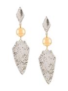 Isabel Marant Two-toned Pendant Earring - Silver