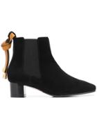 Stuart Weitzman Stuart Weitzman Huxley50suede Black Leather/fur/exotic