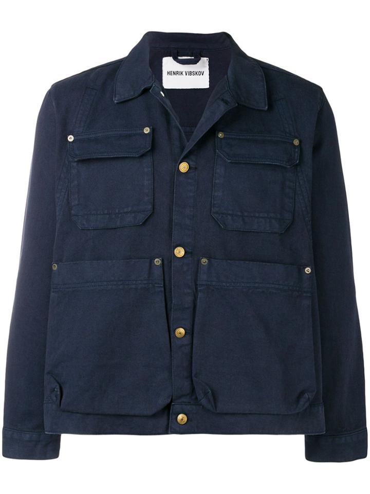 Henrik Vibskov Mads Cardo Denim Jacket - Blue