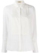Liu Jo Pleated Shirt - White